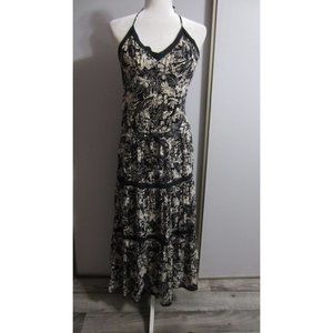 JFW by Just For Wraps 13/14 Floral Midi Casual Boho Dress